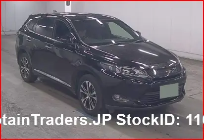 2015 Toyota Harrier Black SUV for sale, Japanese used car export | GULJI TRADERS