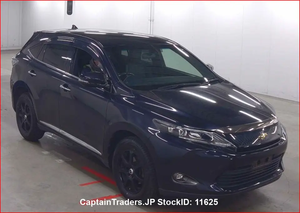 2015 Toyota Harrier Black SUV for sale, Japanese used car export | GULJI TRADERS