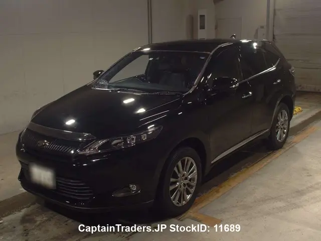 2015 Toyota Harrier Black SUV for sale, Japanese used car export | GULJI TRADERS