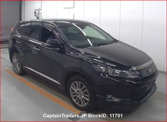 2015 Toyota Harrier Black SUV for sale, Japanese used car export | GULJI TRADERS