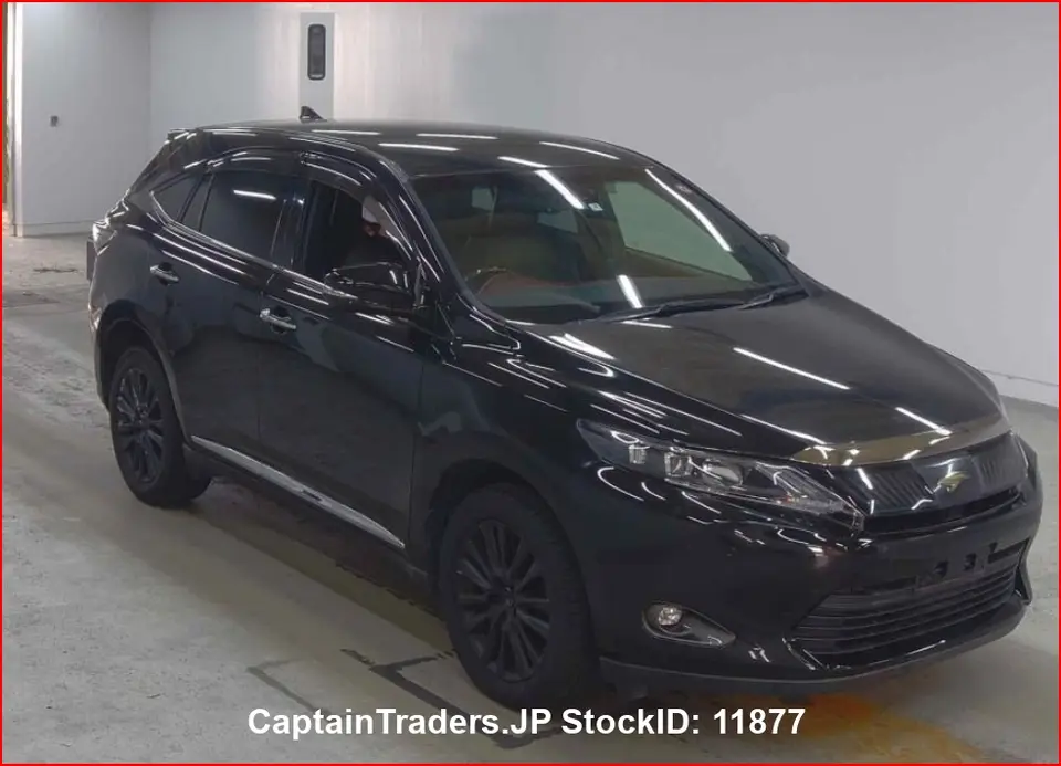 2015 Toyota Harrier Black SUV for sale, Japanese used car export | GULJI TRADERS