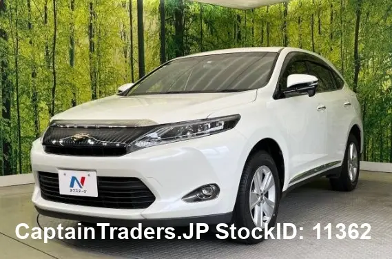 2015 Toyota Harrier Pearl white SUV for sale, Japanese used car export | GULJI TRADERS