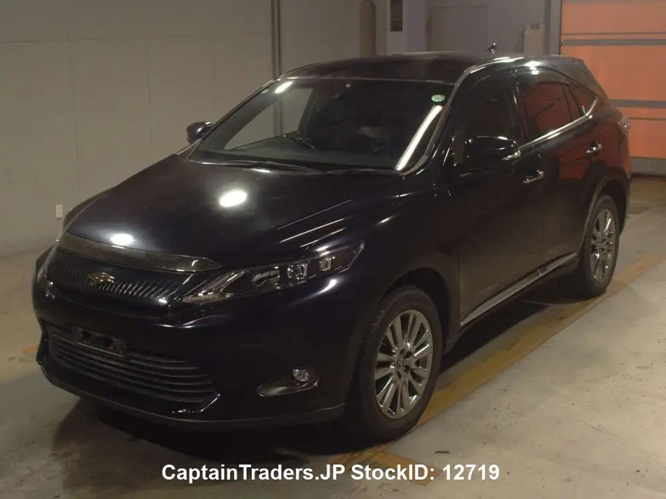 2016 Toyota Harrier Black SUV for sale, Japanese used car export | GULJI TRADERS