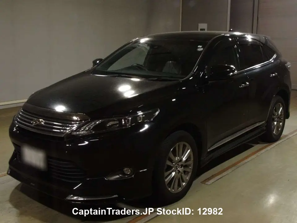 2017 Toyota Harrier Black SUV for sale, Japanese used car export | GULJI TRADERS