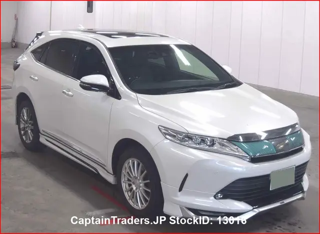 2017 Toyota Harrier - photo 1 2017 Toyota Harrier White SUV for sale, Japanese used car export | GULJI TRADERS