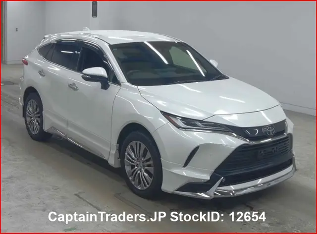 2020 Toyota Harrier Pearl white SUV for sale, Japanese used car export | GULJI TRADERS