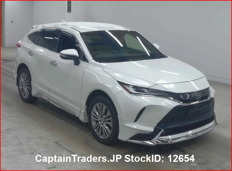 2020 Toyota Harrier Pearl white SUV for sale, Japanese used car export | GULJI TRADERS
