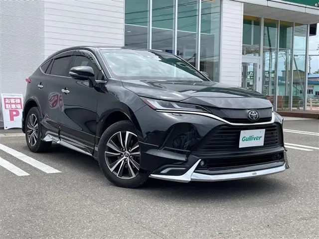 2023 Toyota Harrier G 4WD Black SUV for sale, Japanese used car export - photo 1 of 23 | GULJI TRADERS