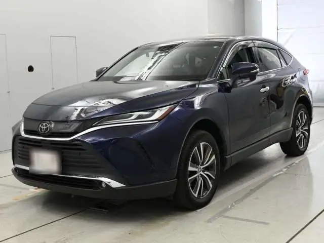 2023 Toyota Harrier G Blue SUV for sale, Japanese used car export - photo 1 of 12 | GULJI TRADERS