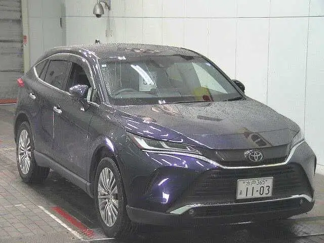2023 Toyota Harrier Z - photo 1 2023 Toyota Harrier Z Blue SUV for sale, Japanese used car export - photo 1 of 6 | GULJI TRADERS