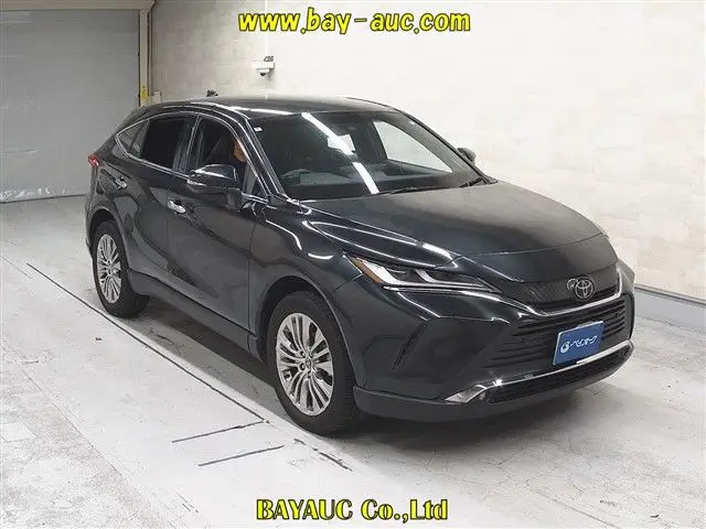 2024 Toyota Harrier Z Black SUV for sale, Japanese used car export - photo 1 of 6 | GULJI TRADERS