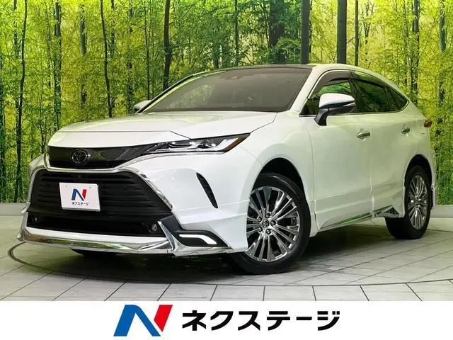 2024 Toyota Harrier Z Leather Package White SUV for sale, Japanese used car export - photo 1 of 9 | GULJI TRADERS