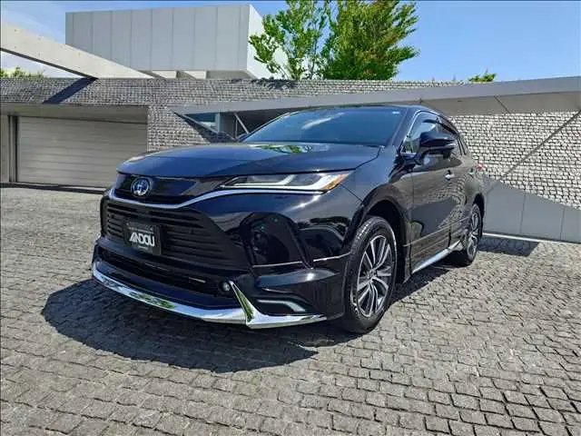 2025 Toyota Harrier Hybrid G Black SUV for sale, Japanese used car export - photo 1 of 20 | GULJI TRADERS