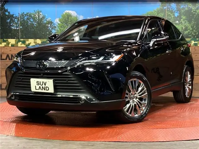 2025 Toyota Harrier Z Black SUV for sale, Japanese used car export | GULJI TRADERS