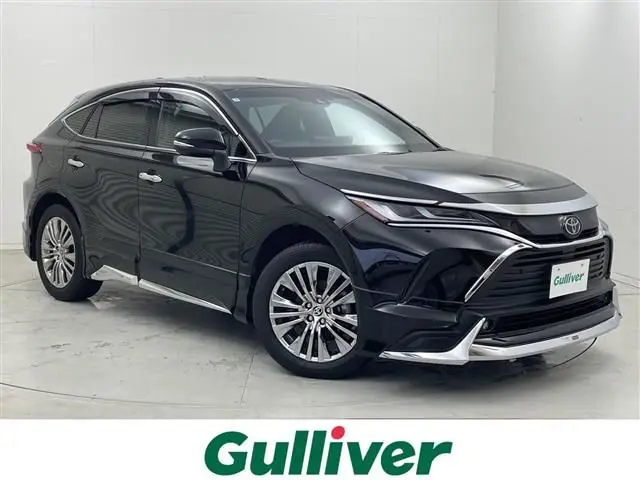 2025 Toyota Harrier Z Black SUV for sale, Japanese used car export | GULJI TRADERS