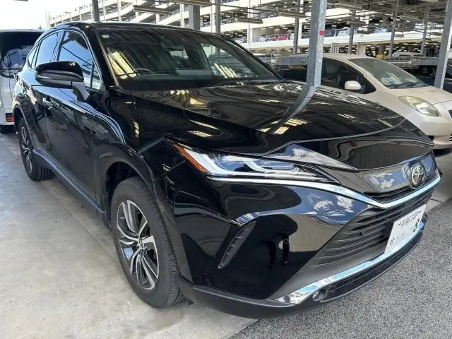 2025 Toyota Harrier G Black SUV for sale, Japanese used car export - photo 1 of 3 | GULJI TRADERS