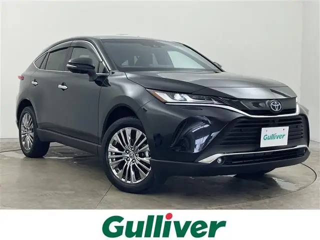 2024 Toyota Harrier Hybrid Z Leather Package 4WD Black SUV for sale, Japanese used car export - photo 1 of 24 | GULJI TRADERS