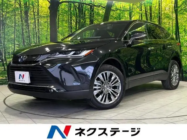 2024 Toyota Harrier Hybrid Z Leather Package Black SUV for sale, Japanese used car export - photo 1 of 9 | GULJI TRADERS