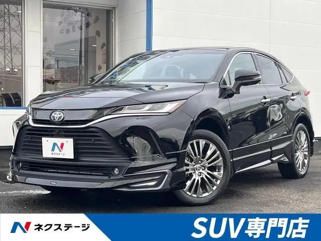 2024 Toyota Harrier Hybrid Z Leather Package Black SUV for sale, Japanese used car export - photo 1 of 9 | GULJI TRADERS