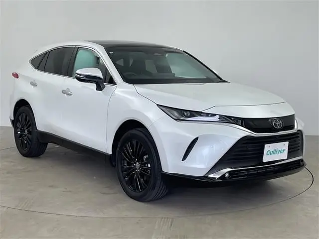 2025 Toyota Harrier Hybrid Z Leather Package Nightshade White SUV for sale, Japanese used car export | GULJI TRADERS