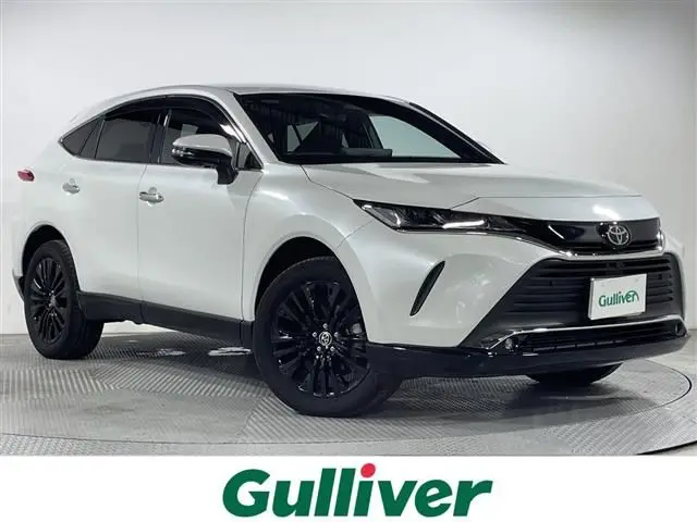 2025 Toyota Harrier Hybrid Z Leather Package Night Shade 4WD White SUV for sale, Japanese used car export | GULJI TRADERS