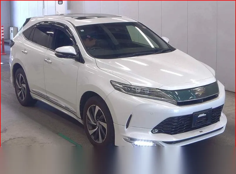 2018 Toyota Harrier Push Start Progress Pearl SUV for sale, Japanese used car export - photo 1 of 11 | GULJI TRADERS