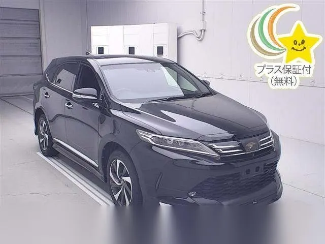 2018 Toyota Harrier Push Start Progress Matel &leather Package Black SUV for sale, Japanese used car export | GULJI TRADERS
