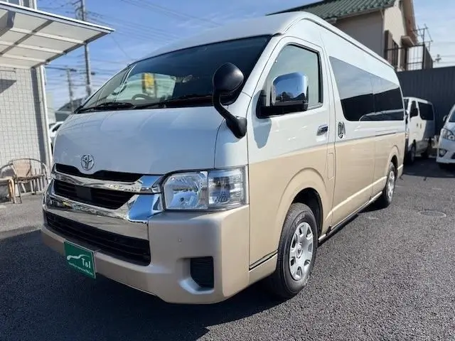 2026 Toyota Hiace Wagon Grand Cabin 4WD - photo 1 2026 Toyota Hiace Wagon Grand Cabin 4WD Pearl Van for sale, Japanese used car export - photo 1 of 29 | GULJI TRADERS