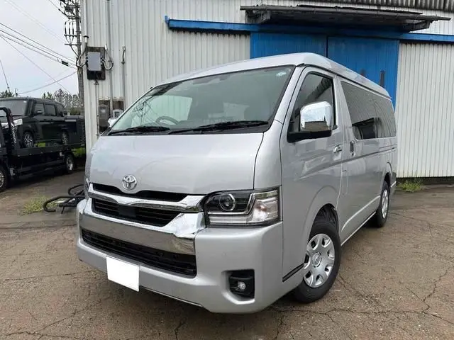 2026 Toyota Hiace GL 9-inch Bi-Beam LED Headlight Power Slide - photo 1 2026 Toyota Hiace GL 9-inch Bi-Beam LED Headlight Power Slide Silver Van for sale, Japanese used car export - photo 1 of 24 | GULJI TRADERS