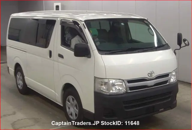 2011 Toyota Hiace Van White Van for sale, Japanese used car export | GULJI TRADERS