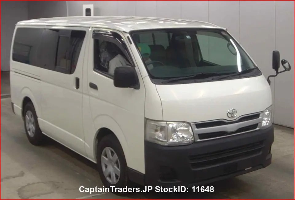 2011 Toyota Hiace Van White Van for sale, Japanese used car export | GULJI TRADERS