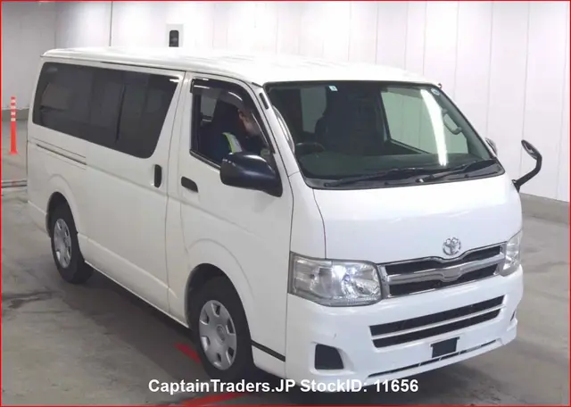 2012 Toyota Hiace Van White Van for sale, Japanese used car export | GULJI TRADERS