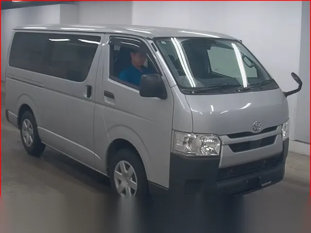 2020 Toyota Hiace Van Dx Pacage Silver Van for sale, Japanese used car export | GULJI TRADERS