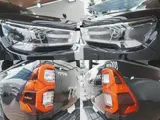 2022 Toyota Hilux Z Alpine 11-inch floating navigation system with full-segment TV, external and internal mounting. Black Truck for sale, Japanese used car export - photo 4 of 71 | GULJI TRADERS