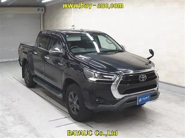2022 Toyota Hilux 4WD Z - photo 1 2022 Toyota Hilux 4WD Z Black Truck for sale, Japanese used car export - photo 1 of 6 | GULJI TRADERS