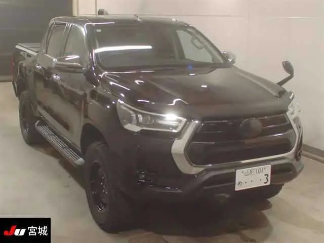 2022 Toyota Hilux 4WD Z Black Truck for sale, Japanese used car export - photo 1 of 8 | GULJI TRADERS