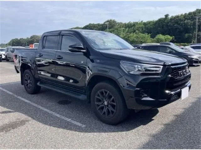 2023 Toyota Hilux Z GR Sport ★ 4WD ★ Cold weather specifications ★ Panoramic View Monitor - photo 1 2023 Toyota Hilux Z GR Sport ★ 4WD ★ Cold weather specifications ★ Panoramic View Monitor Black Truck for sale, Japanese used car export - photo 1 of 9 | GULJI TRADERS