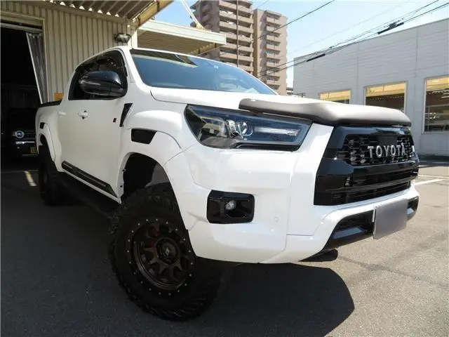 2023 Toyota Hilux Z GR Sport White Truck for sale, Japanese used car export - photo 1 of 50 | GULJI TRADERS