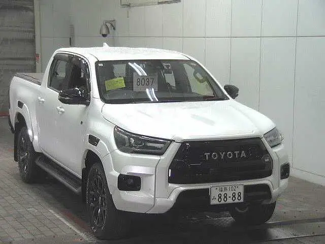 2023 Toyota Hilux 4WD Z GR SPORT - photo 1 2023 Toyota Hilux 4WD Z GR SPORT Pearl Truck for sale, Japanese used car export - photo 1 of 2 | GULJI TRADERS
