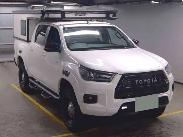 2024 Toyota Hilux Z GR Sport Camping White Truck for sale, Japanese used car export | GULJI TRADERS