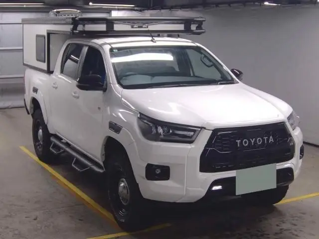 2024 Toyota Hilux Z GR Sport Camping White Truck for sale, Japanese used car export - photo 1 of 6 | GULJI TRADERS