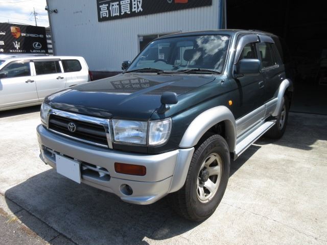 1996 Toyota Hilux Surf 2.7 SSR-V Wide Body 4WD Green Truck for sale, Japanese used car export | GULJI TRADERS