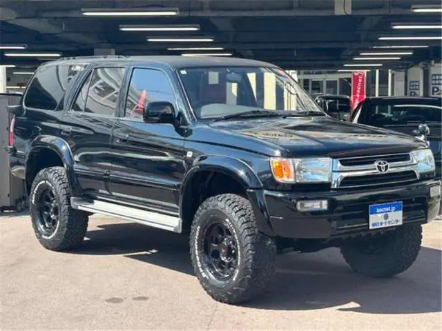 1996 Toyota Hilux Surf SSR-X Lift-up 16-inch Alloy Wheels B Black Color changed Truck for sale, Japanese used car export - photo 1 of 50 | GULJI TRADERS