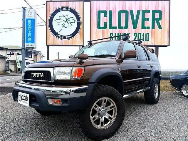 2000 Toyota Hilux Surf SSR-X 4WD ALPINE Display Audio - photo 1 2000 Toyota Hilux Surf SSR-X 4WD ALPINE Display Audio Brown Color changed Truck for sale, Japanese used car export - photo 1 of 35 | GULJI TRADERS