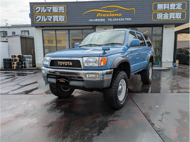 2000 Toyota Hilux Surf SSR-X Lift-Up Full Paint Custom Final Model - photo 1 2000 Toyota Hilux Surf SSR-X Lift-Up Full Paint Custom Final Model Blue Painted Truck for sale, Japanese used car export | GULJI TRADERS