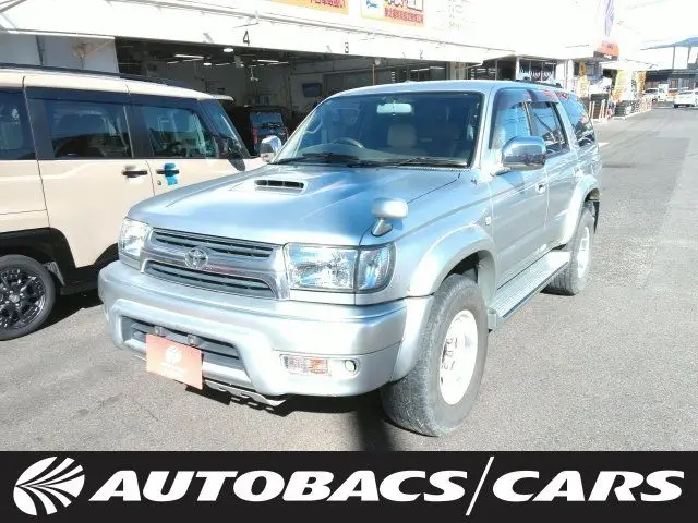 2000 Toyota Hilux Surf 3000 SSR-V 5-door 4FAT (ECT) 4WD 5-seater - photo 1 2000 Toyota Hilux Surf 3000 SSR-V 5-door 4FAT (ECT) 4WD 5-seater Silver Truck for sale, Japanese used car export - photo 1 of 3 | GULJI TRADERS