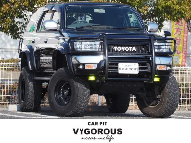 2001 Toyota Hilux Surf SSR-V Black Navigator Black Truck for sale, Japanese used car export - photo 1 of 80 | GULJI TRADERS