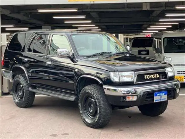 2001 Toyota Hilux Surf SSR-X Narrow Body Lift-Up Black Color changed Truck for sale, Japanese used car export - photo 1 of 50 | GULJI TRADERS