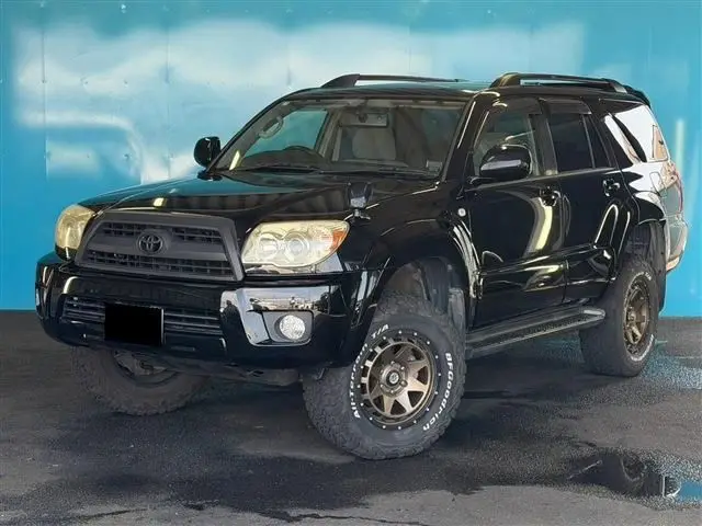 2008 Toyota Hilux Surf SSR-X 4WD - photo 1 2008 Toyota Hilux Surf SSR-X 4WD Black Truck for sale, Japanese used car export | GULJI TRADERS