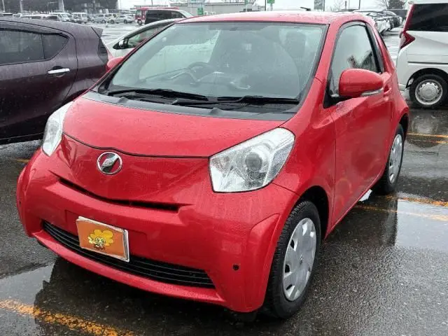 2011 Toyota IQ 100X Red Sedan for sale, Japanese used car export - photo 1 of 9 | GULJI TRADERS